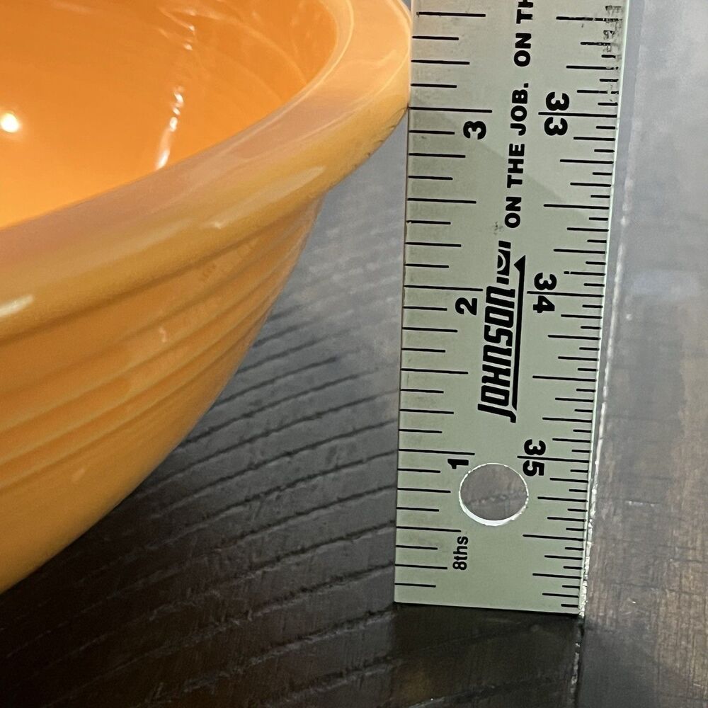 Fiesta Tangerine Orange Pasta Bowl Mixing Bowl 12.5” Homer Laughlin FiestaWare - Picture 4 of 5